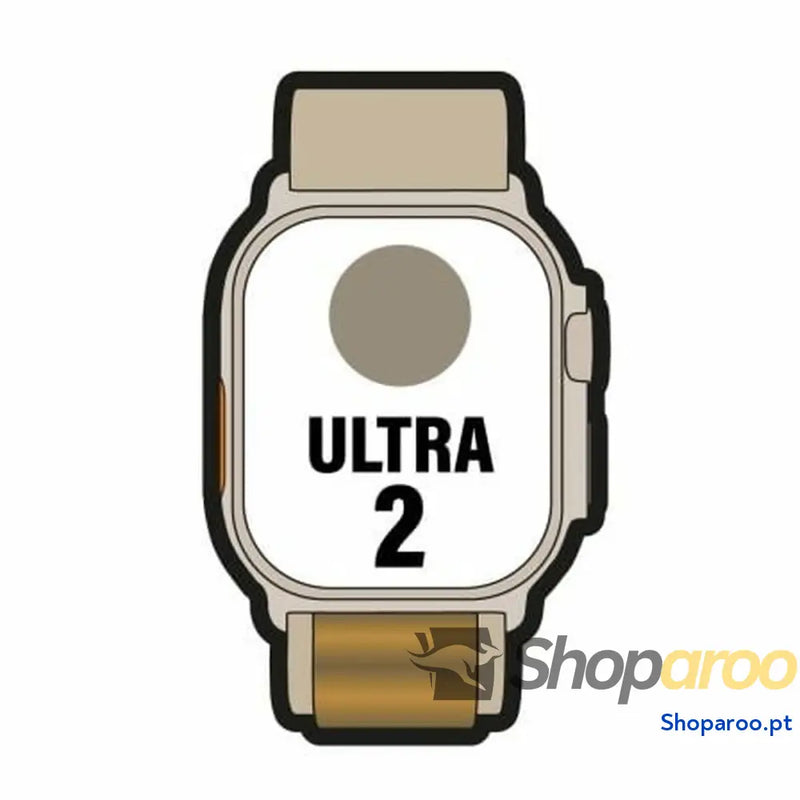 Relógio masculino Apple MX4E3TY/A Titânio 49 mm