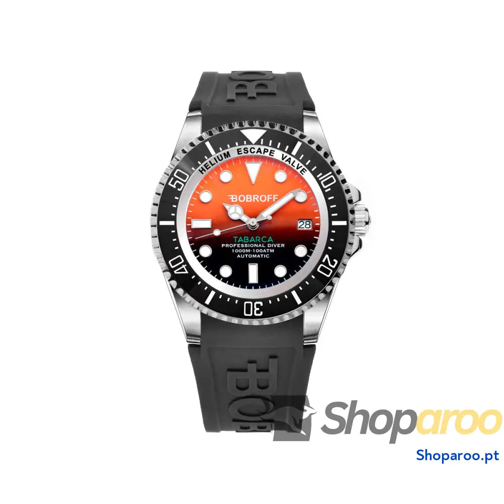 Relógio masculino Bobroff BF0004-BFSTN (Ø 42 mm)