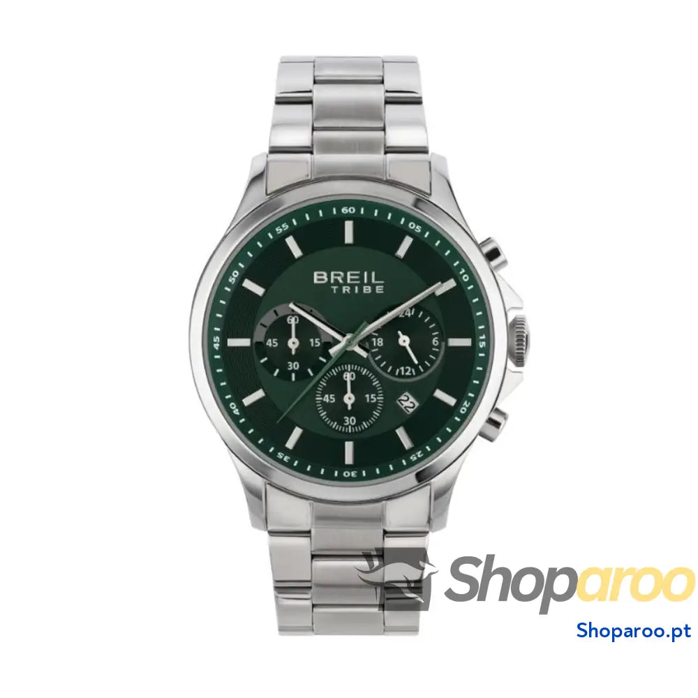 Relógio masculino Breil EW0660 Verde Prateado (Ø 43 mm)