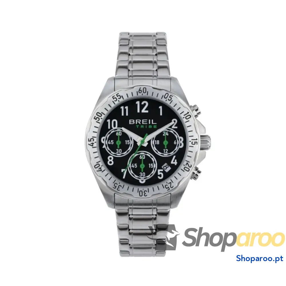 Relógio masculino Breil EW0712 Preto Prateado (Ø 37 mm)
