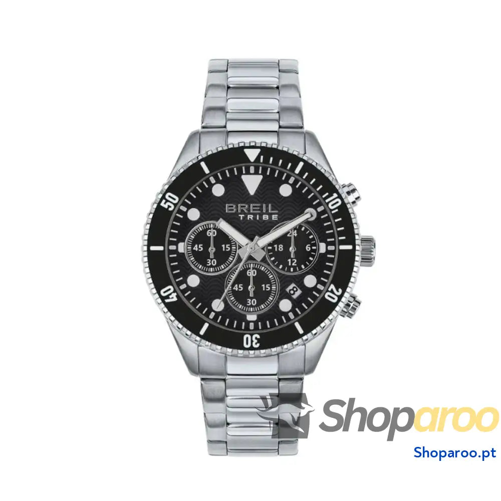 Relógio masculino Breil EW0713 Preto Prateado (Ø 41 mm)