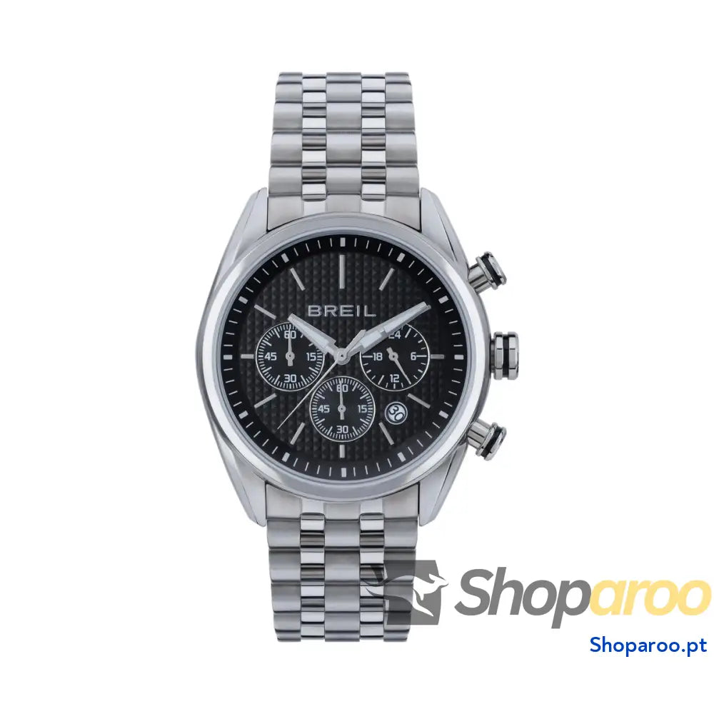 Relógio masculino Breil TW1986 Preto Prateado (Ø 43 mm)
