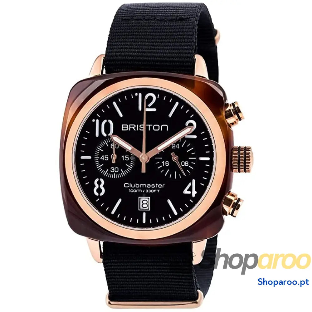 Relógio masculino Briston 14140.PRA.T.6.NB