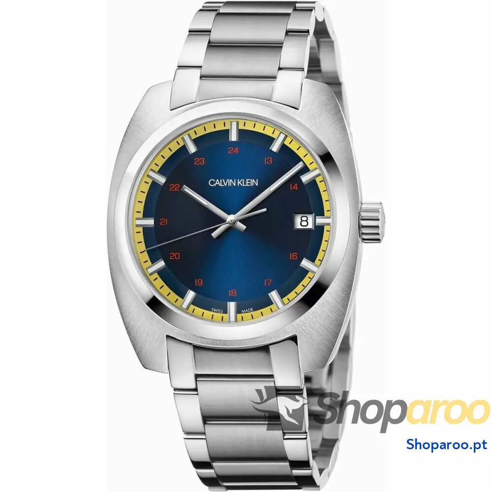 Relógio masculino Calvin Klein ACHIEVE Prateado (Ø 43 mm)