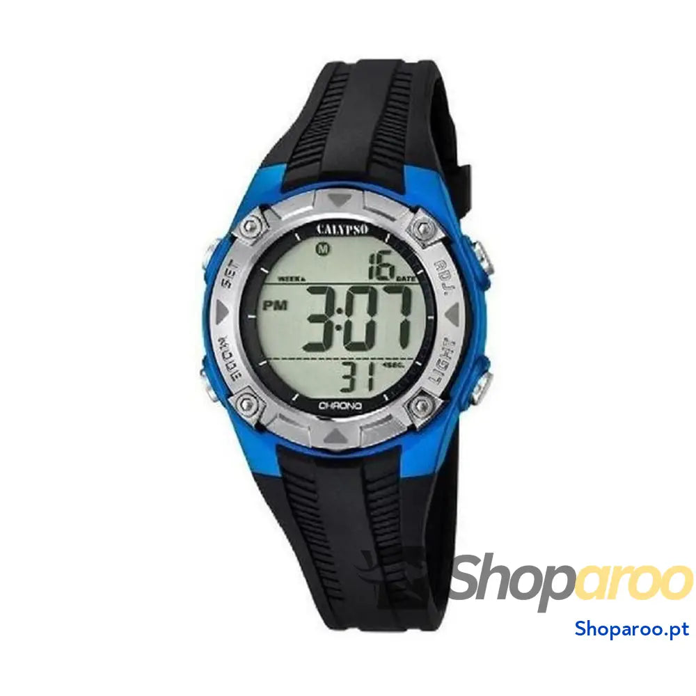Relógio masculino Calypso K5685/5 Preto Cinzento