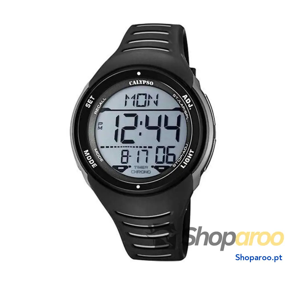Relógio masculino Calypso K5807/6 Preto Cinzento