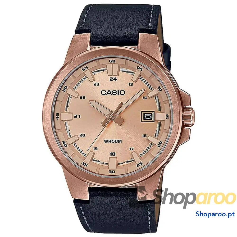 Relógio masculino Casio 3D - LEATHER, ROSE GOLD ***SPECIAL PRICE*** Castanho (Ø 41,5 mm)
