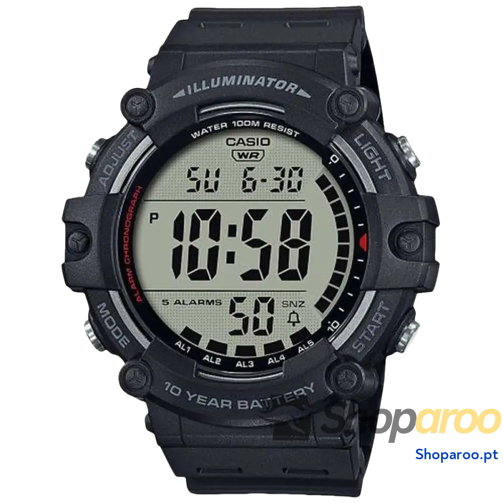 Relógio masculino Casio AE-1500WH-1AVEF Preto