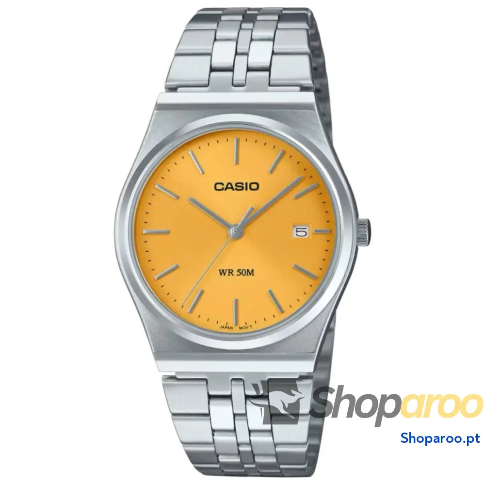 Relógio masculino Casio Amarelo Prateado (Ø 35 mm)