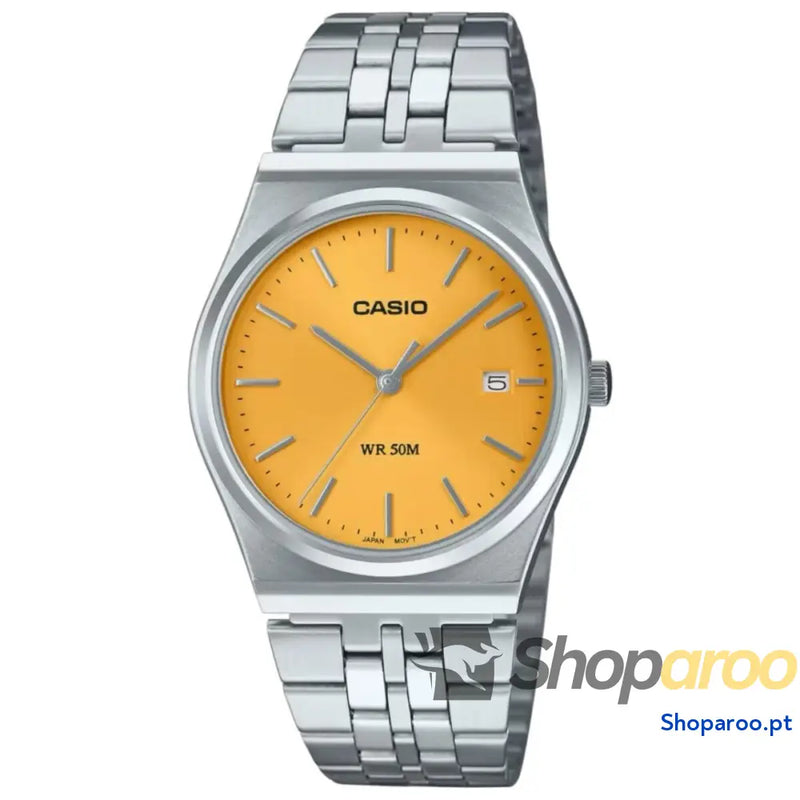 Relógio masculino Casio Amarelo Prateado (Ø 35 mm)