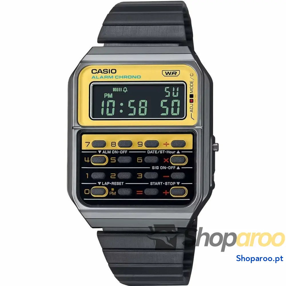 Relógio masculino Casio CA-500WEGG-9BEF Preto (Ø 34 mm)