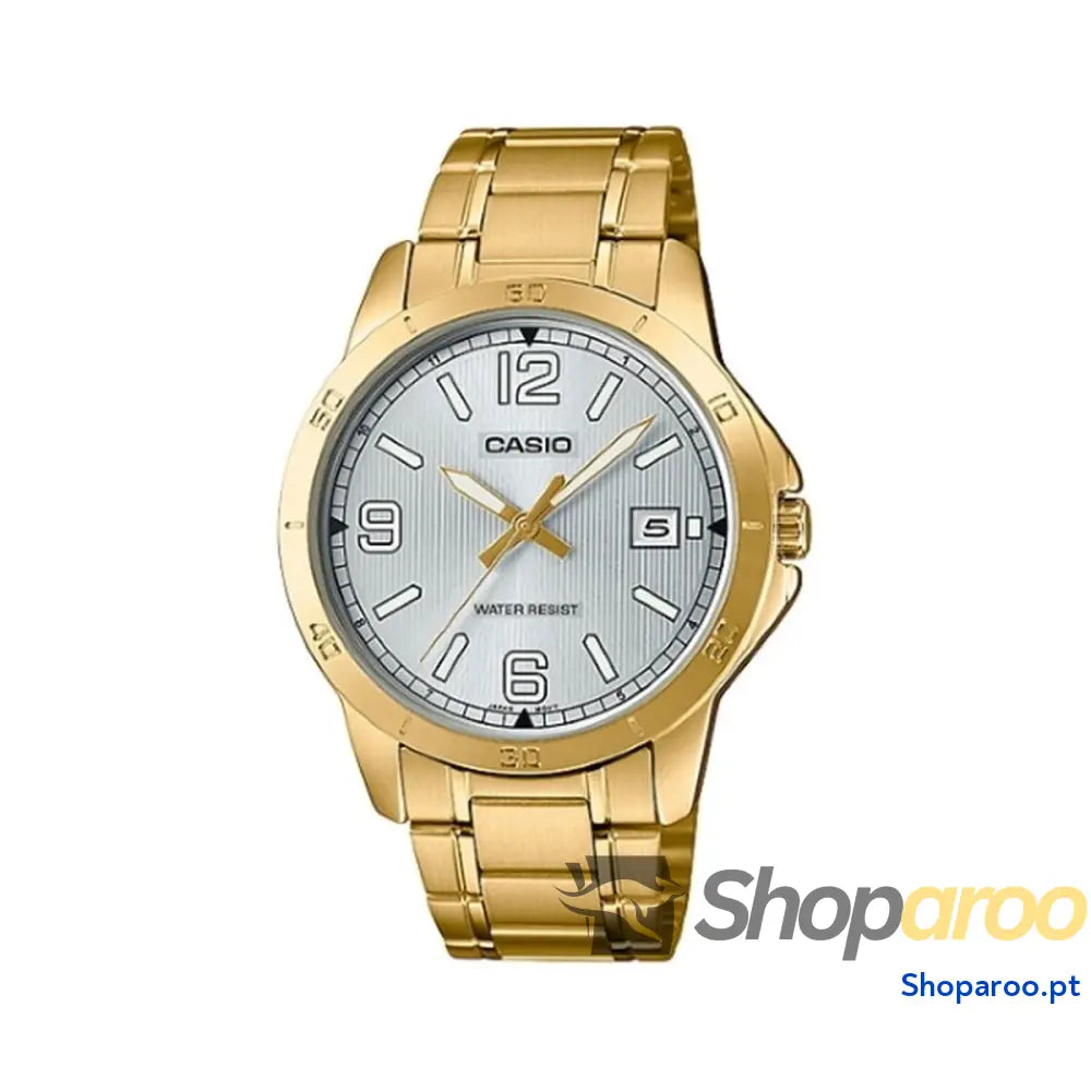 Relógio masculino Casio CASUAL DATE GOLD - SILVER (Ø 41,5 mm)