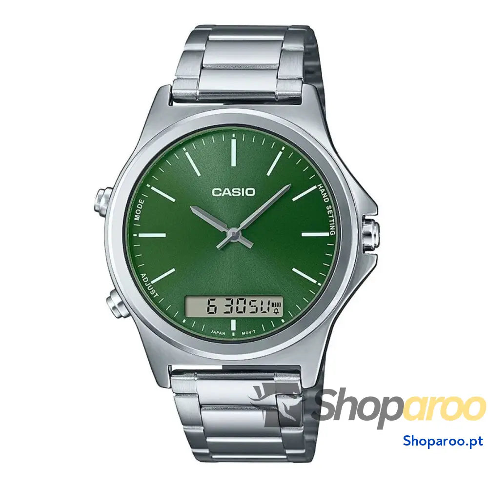 Relógio masculino Casio COLLECTION Verde Prateado (Ø 41,5 mm)