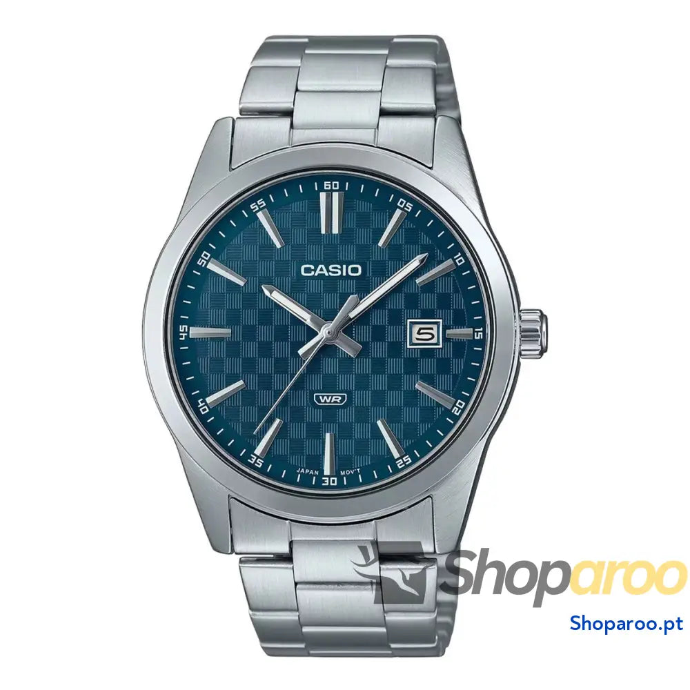 Relógio masculino Casio DATE CARBON LOOK DIAL - PETROL BLUE (Ø 41 mm)