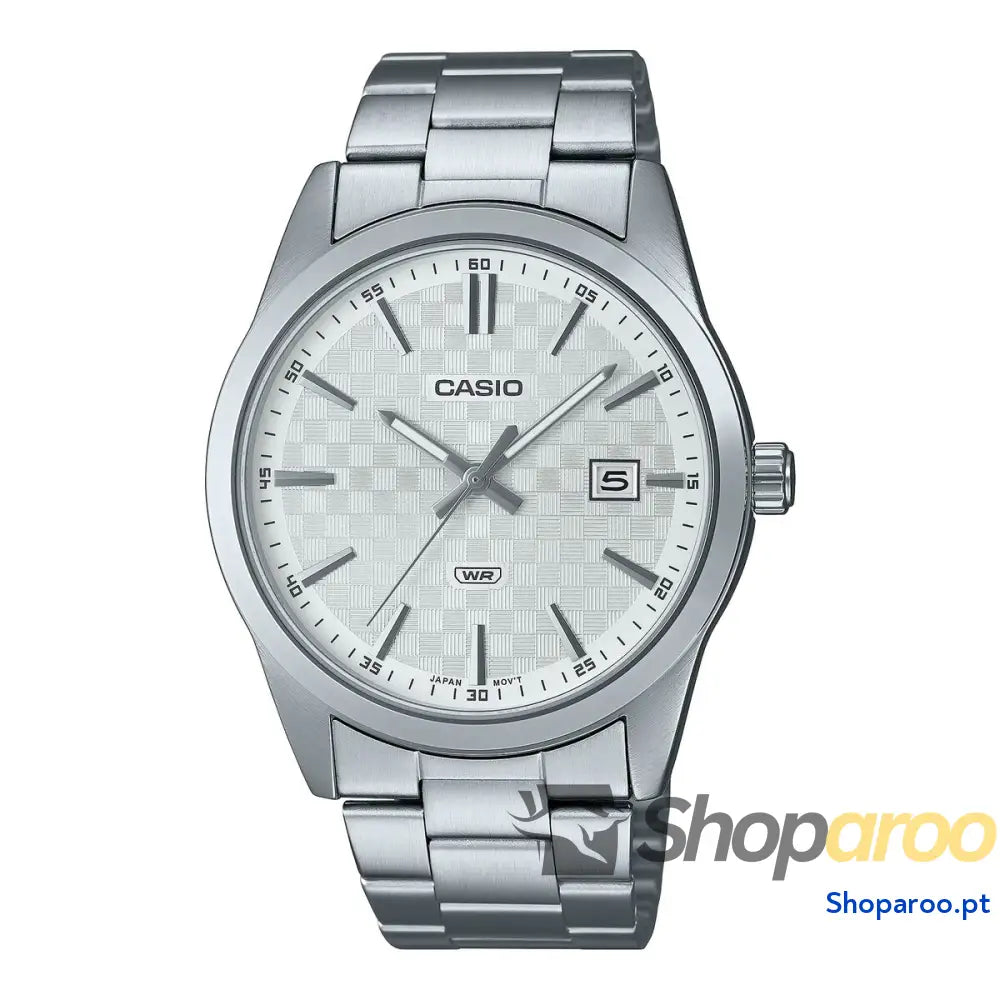 Relógio masculino Casio DATE CARBON LOOK DIAL -SILVER (Ø 41 mm)