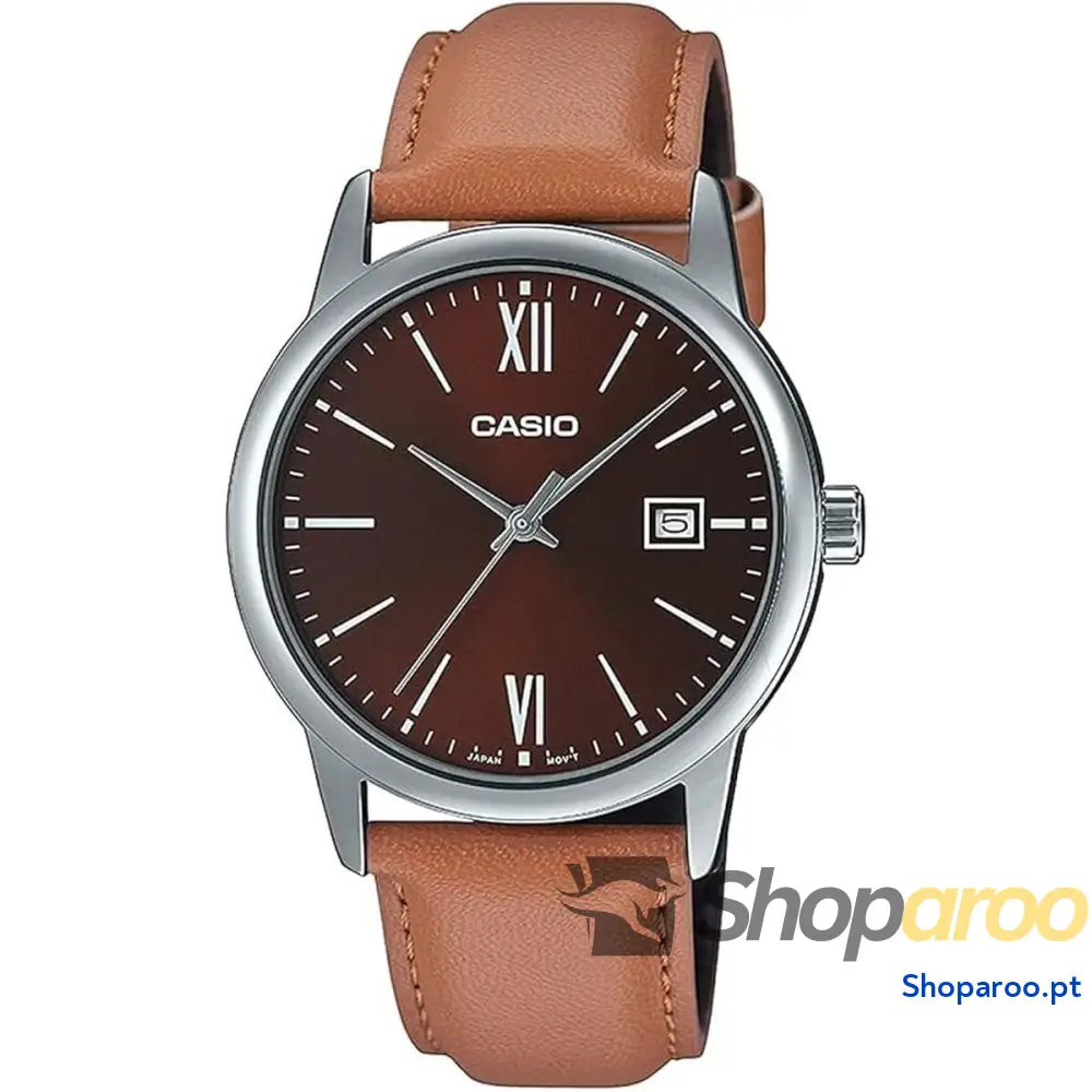 Relógio masculino Casio DATE, LEATHER - BRONZE (Ø 37 mm)