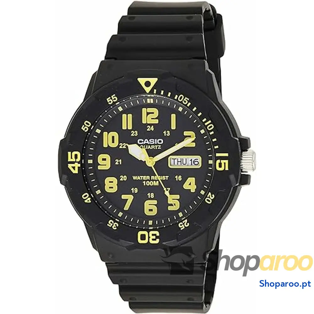 Relógio masculino Casio DIVER 100M Amarelo Preto (Ø 44,5 mm)