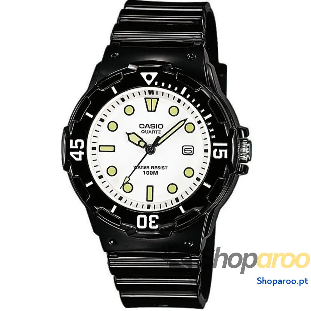 Relógio masculino Casio DIVER 100M Branco Preto (Ø 44,5 mm)