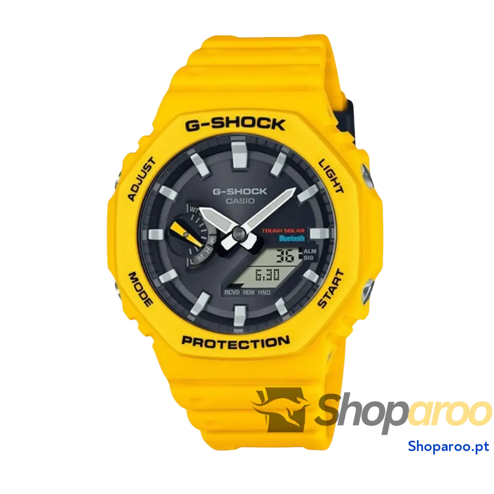 Relógio masculino Casio GA-B2100C-9AER Amarelo