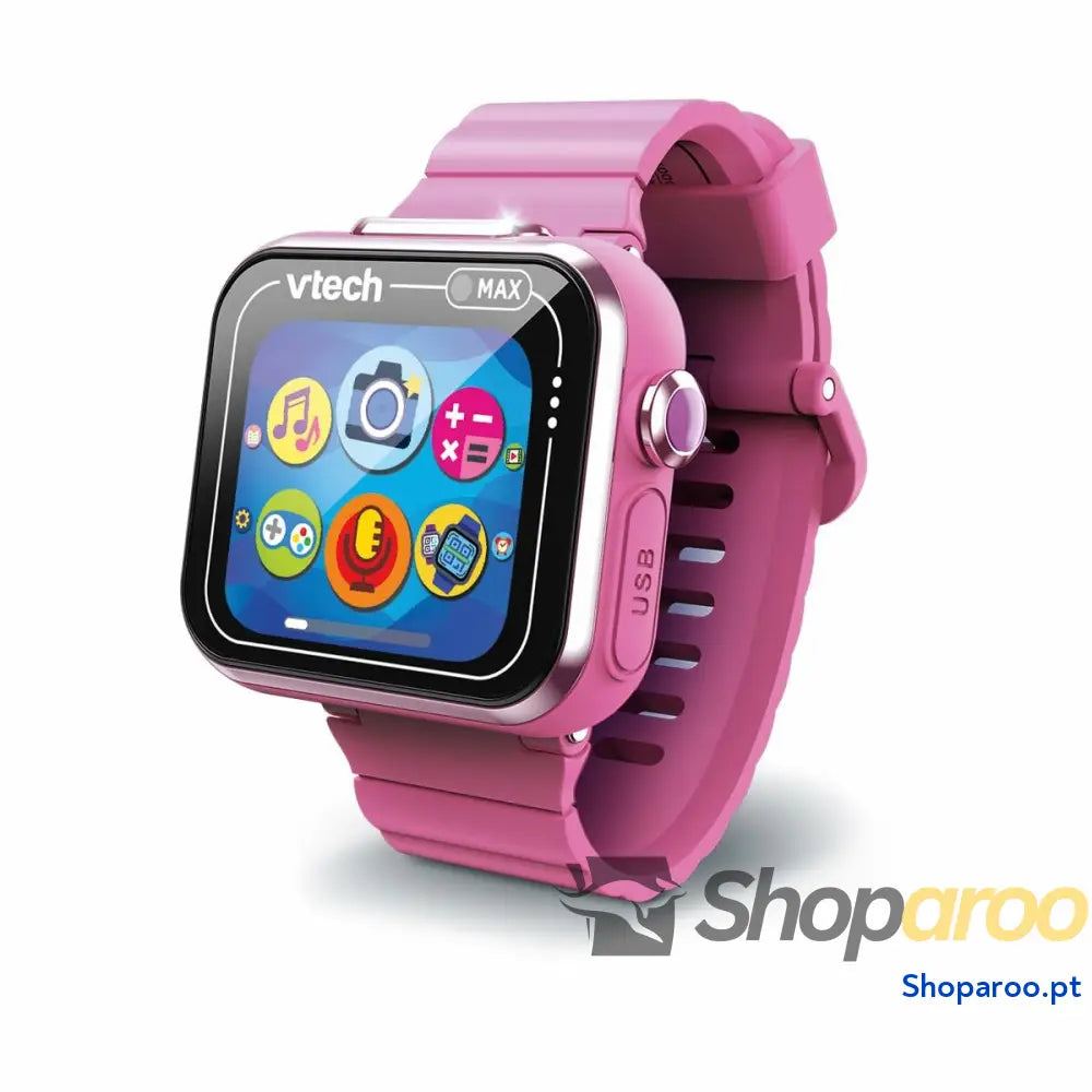 Relógio para bebês Vtech Kidizoom Smartwatch Max 256 MB Interativo Cor de Rosa