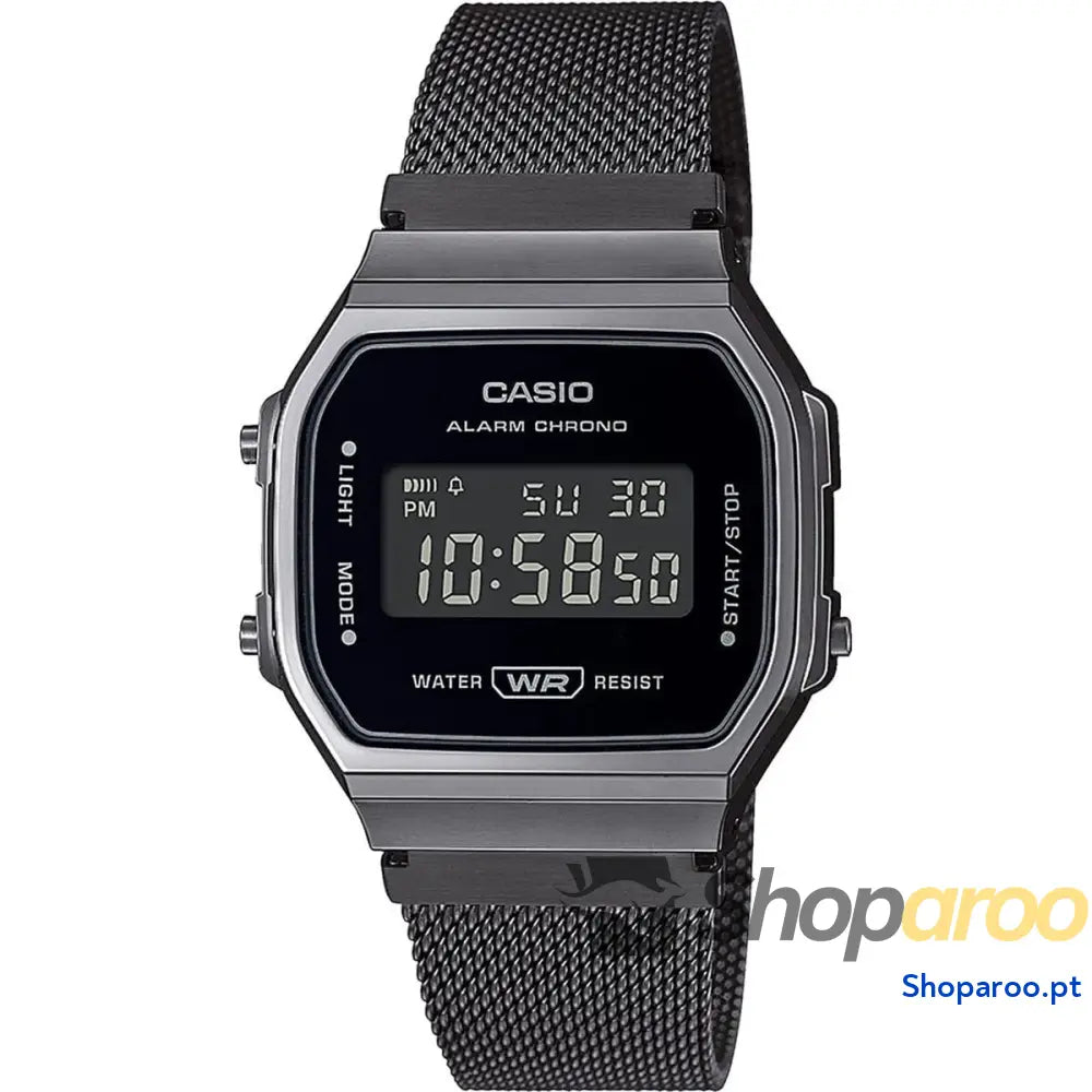 Relógio unissexo Casio A168WEMB 1BEF Preto (Ø 36 mm) 38,5 34