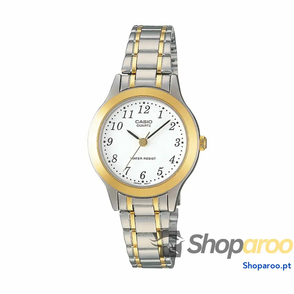 Relógio unissexo Casio LTP 1263PG 7BEG Branco (Ø 27 mm)