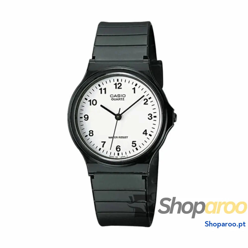 Relógio unissexo Casio MQ 24 7BLLEG Branco Preto (Ø 34 mm)
