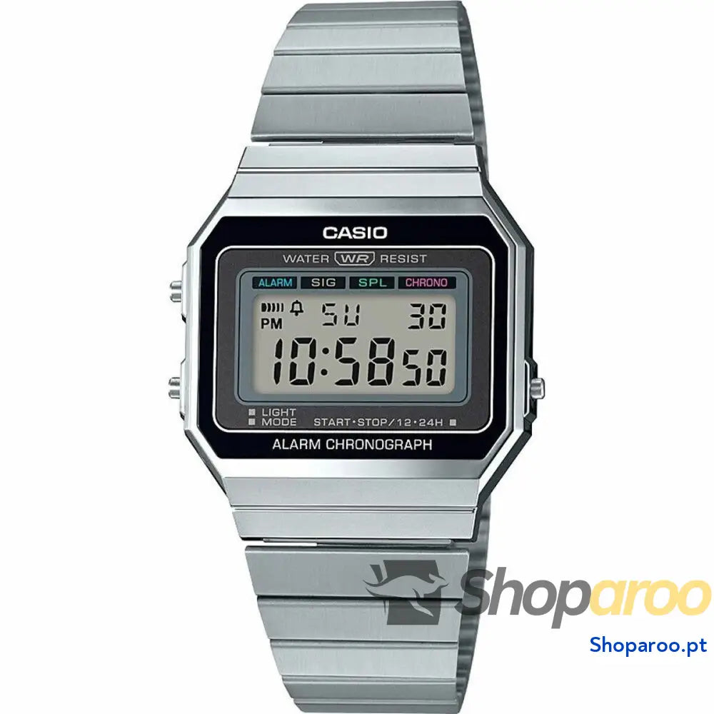 Relógio unissexo Casio VINTAGE Preto Prateado (Ø 36 mm) 35,5 35