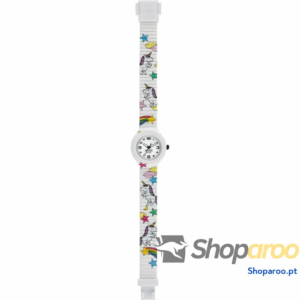 Relógio unissexo Hip Hop HWU0811 Branco (Ø 28 mm)