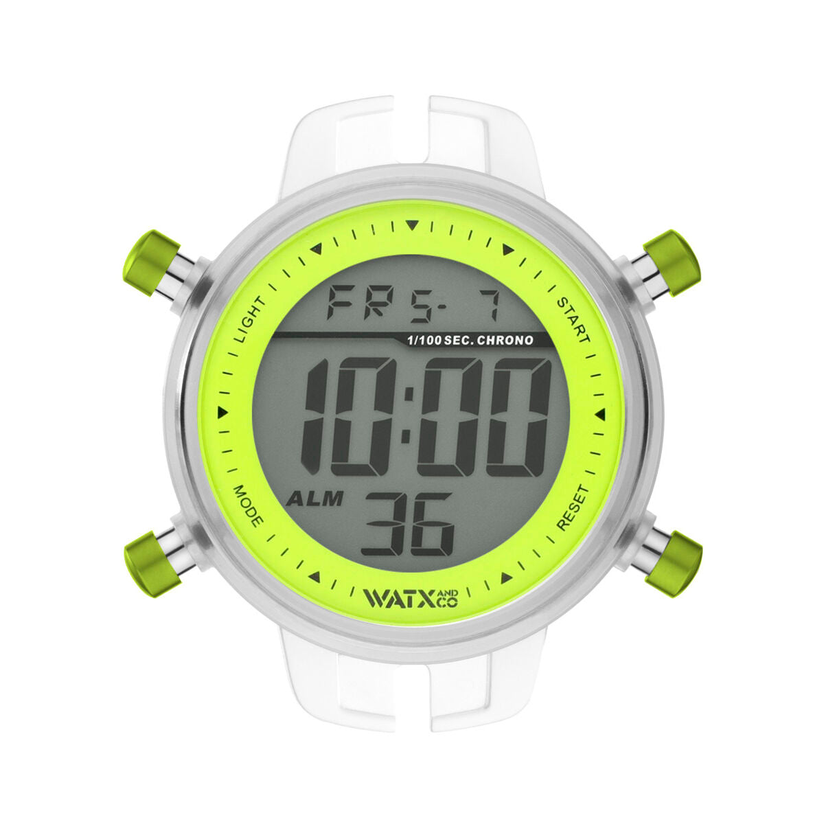 Relógio unissexo Watx & Colors RWA1126  Amarelo (Ø 43 mm)