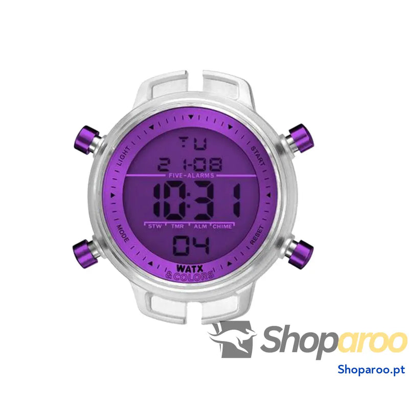 Relógio unissexo Watx & Colors RWA1712 Roxo Violeta (Ø 46 mm)