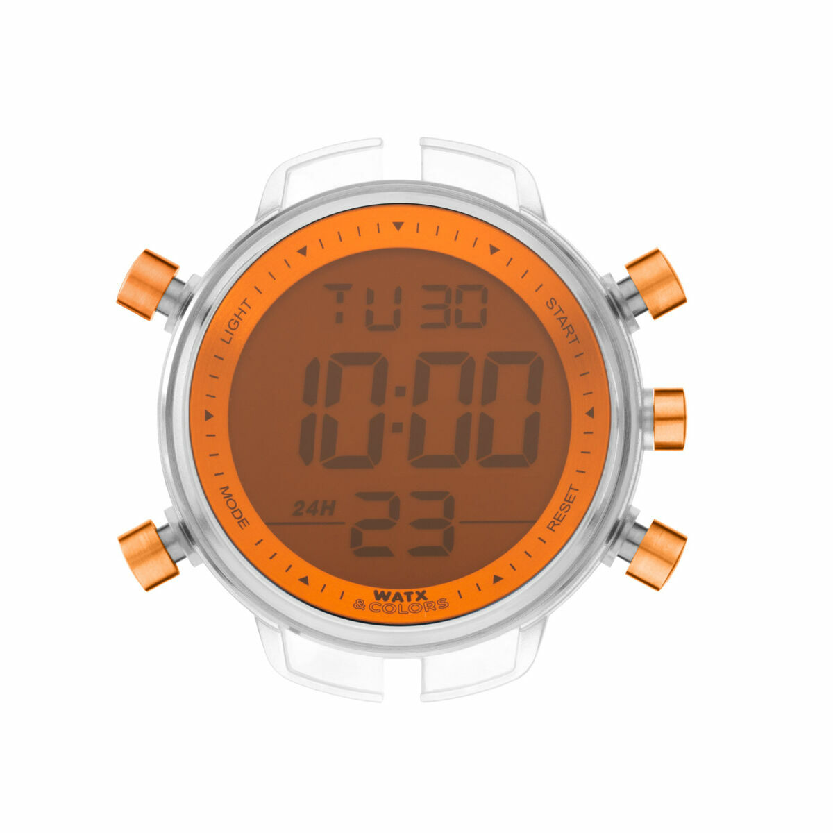 Relógio unissexo Watx & Colors RWA1717  Laranja (Ø 49 mm)