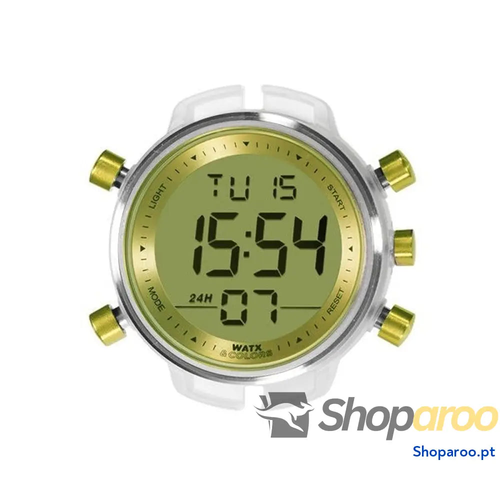 Relógio unissexo Watx & Colors RWA1733 Amarelo (Ø 49 mm)