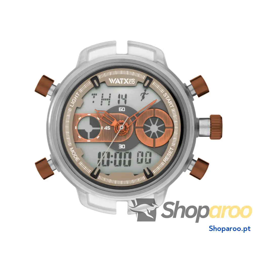 Relógio unissexo Watx & Colors RWA2719 Cinzento (Ø 49 mm)