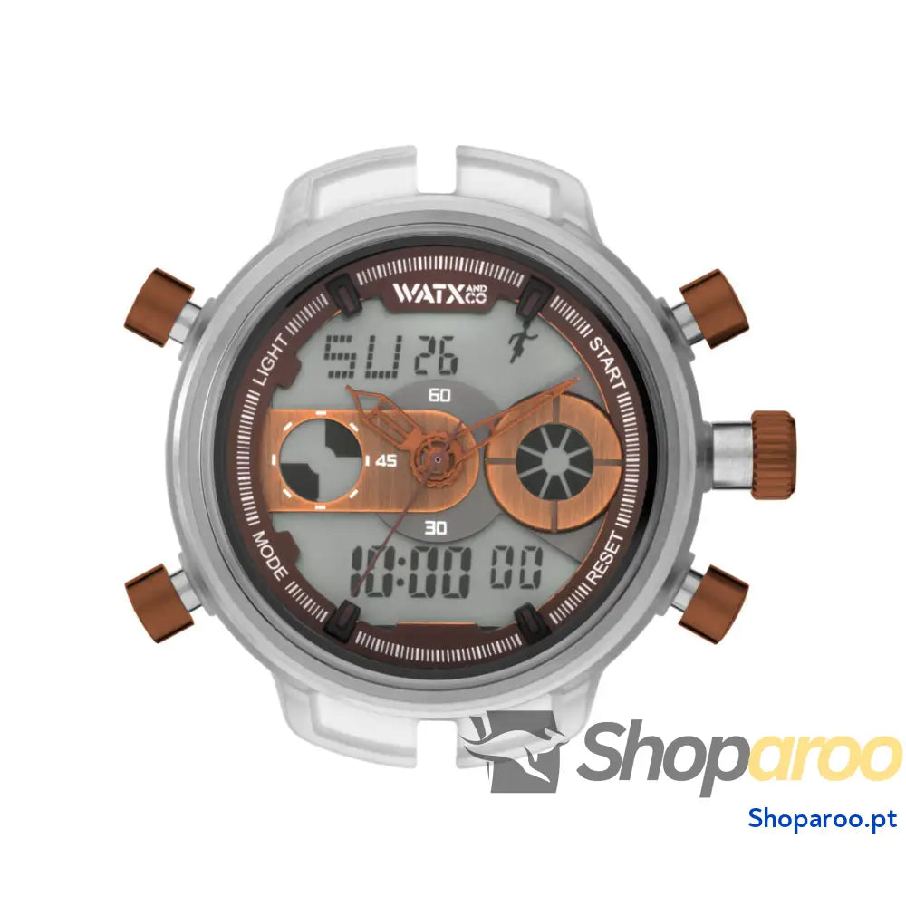 Relógio unissexo Watx & Colors RWA2720 Castanho (Ø 49 mm)
