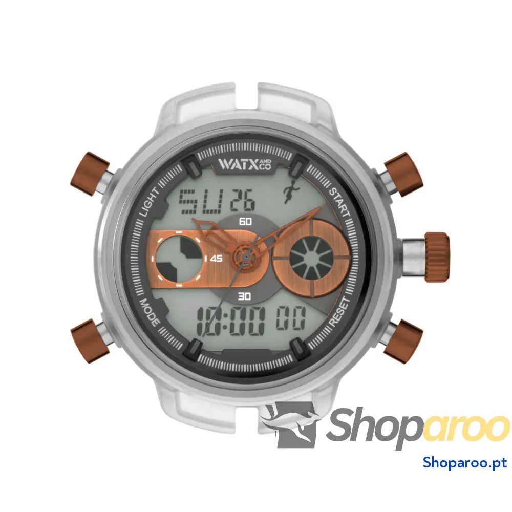 Relógio unissexo Watx & Colors RWA2721  Cinzento (Ø 49 mm)