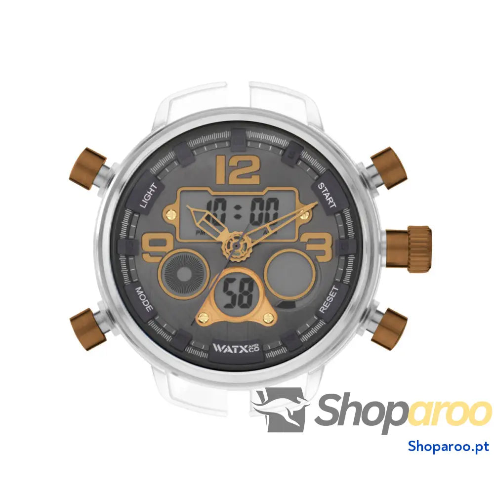 Relógio unissexo Watx & Colors RWA2821 Cinzento (Ø 49 mm)