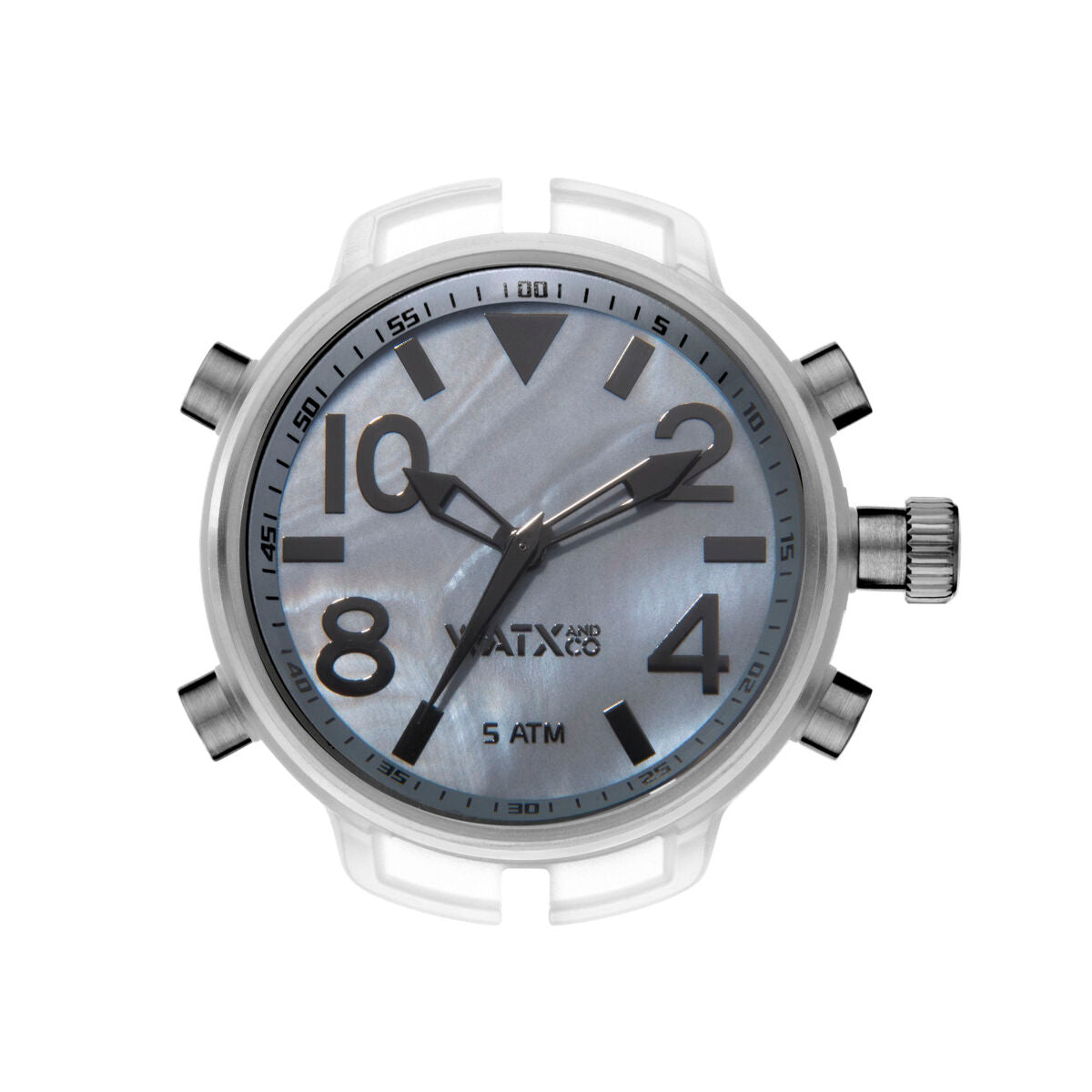 Relógio unissexo Watx & Colors RWA3708  Cinzento (Ø 49 mm)