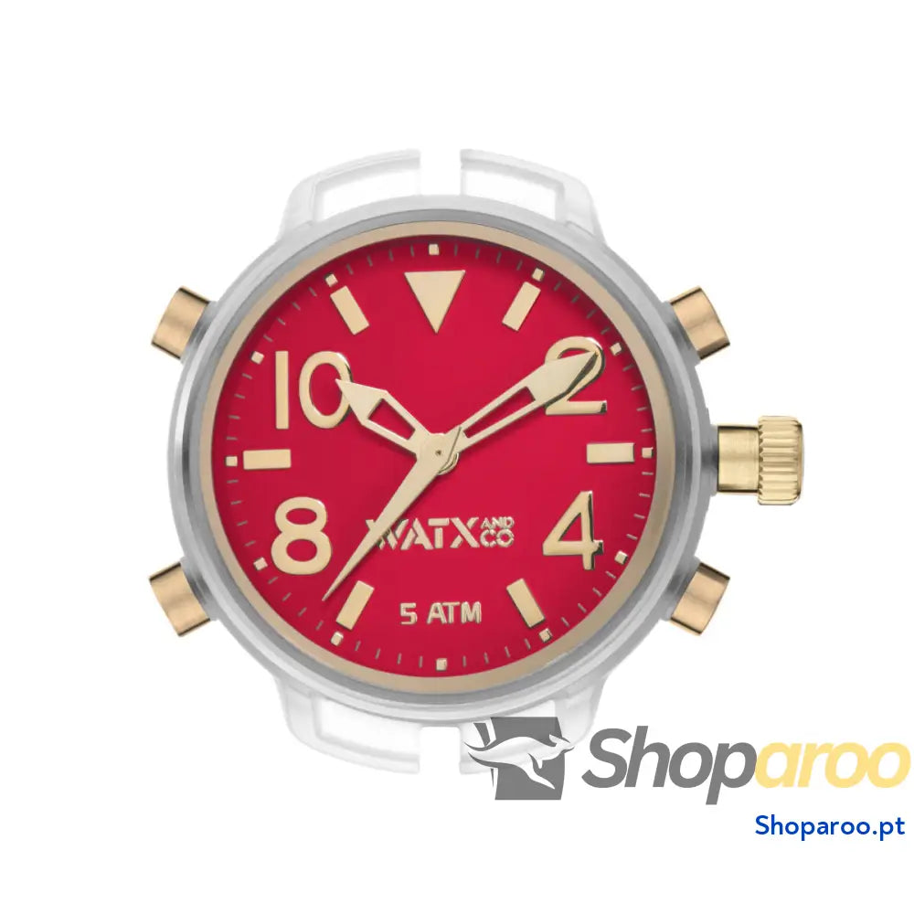 Relógio unissexo Watx & Colors RWA3723 Vermelho (Ø 49 mm)