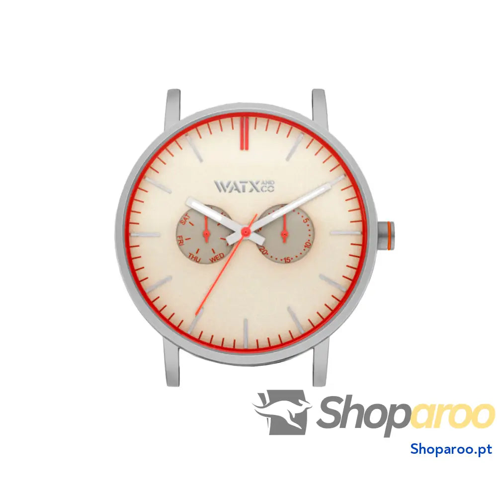 Relógio unissexo Watx & Colors WXCA2711 Dourado Prateado (Ø 44 mm)