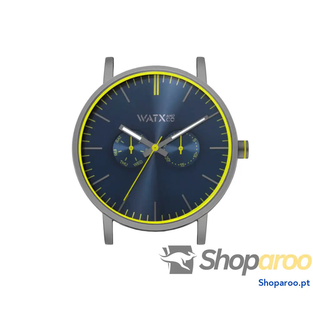 Relógio unissexo Watx & Colors WXCA2712 Cinzento (Ø 44 mm)