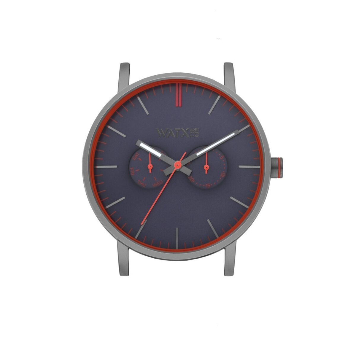 Relógio unissexo Watx & Colors WXCA2714  Cinzento (Ø 44 mm)