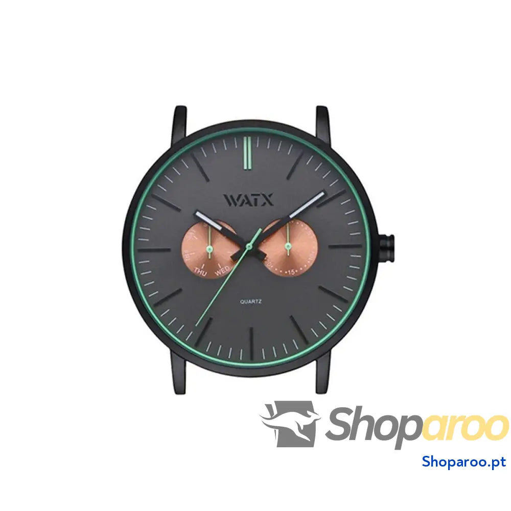 Relógio unissexo Watx & Colors WXCA2723  Preto Cinzento (Ø 44 mm)