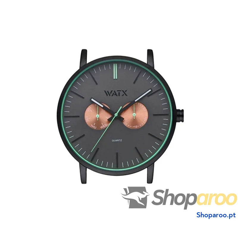Relógio unissexo Watx & Colors WXCA2723 Preto Cinzento (Ø 44 mm)