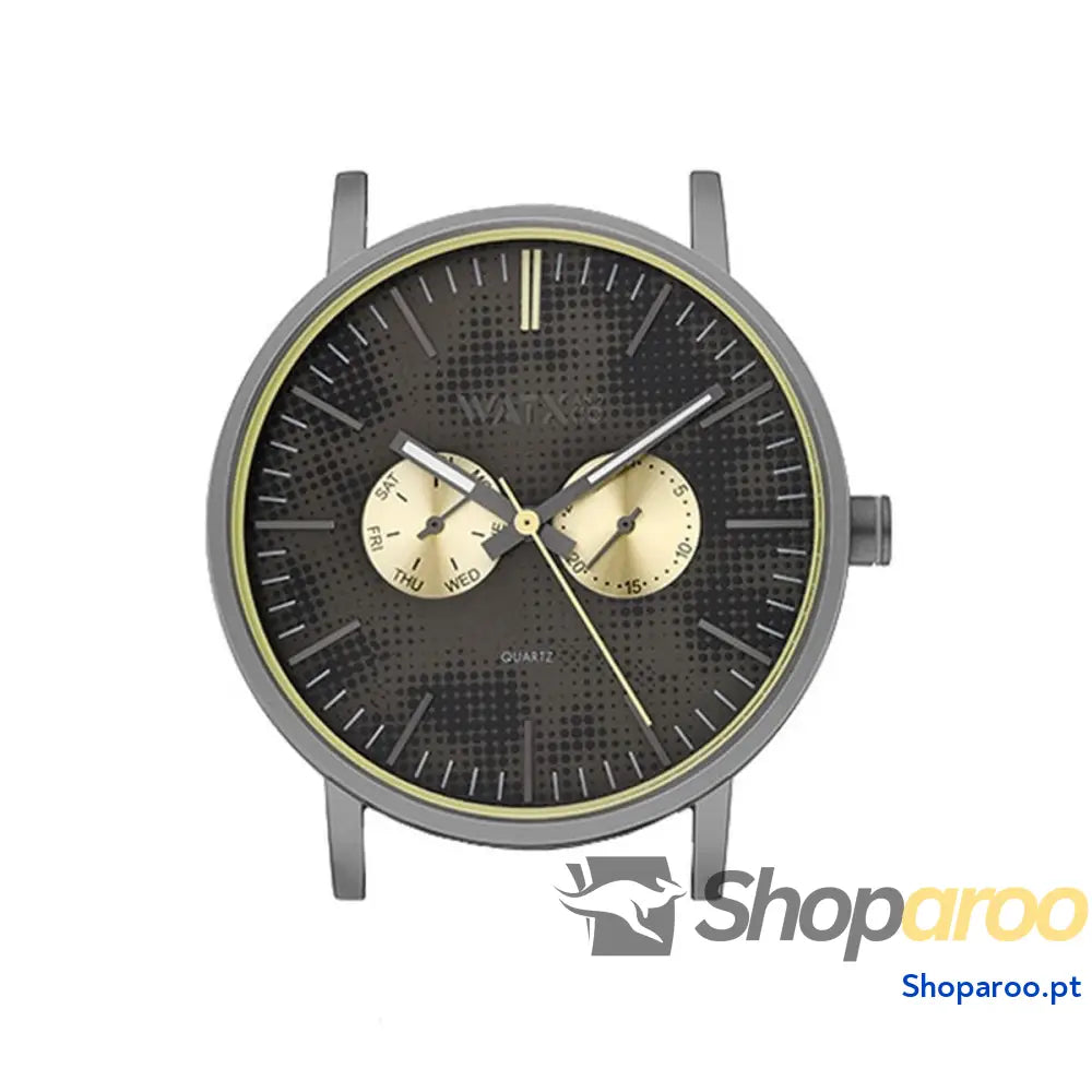 Relógio unissexo Watx & Colors WXCA2725 Cinzento (Ø 44 mm)