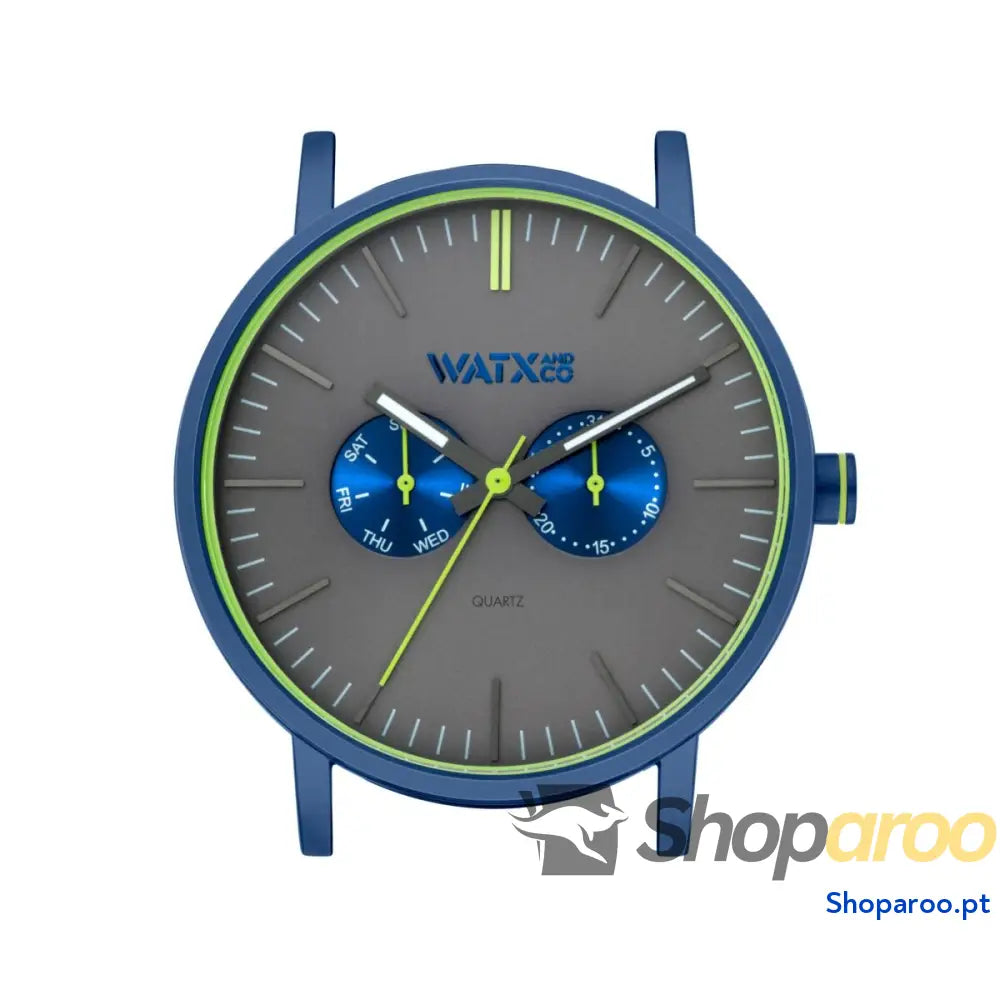 Relógio unissexo Watx & Colors WXCA2726  Azul Cinzento (Ø 44 mm)