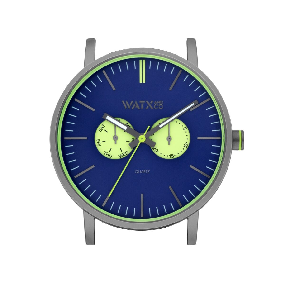 Relógio unissexo Watx & Colors WXCA2728 Cinzento (Ø 44 mm)