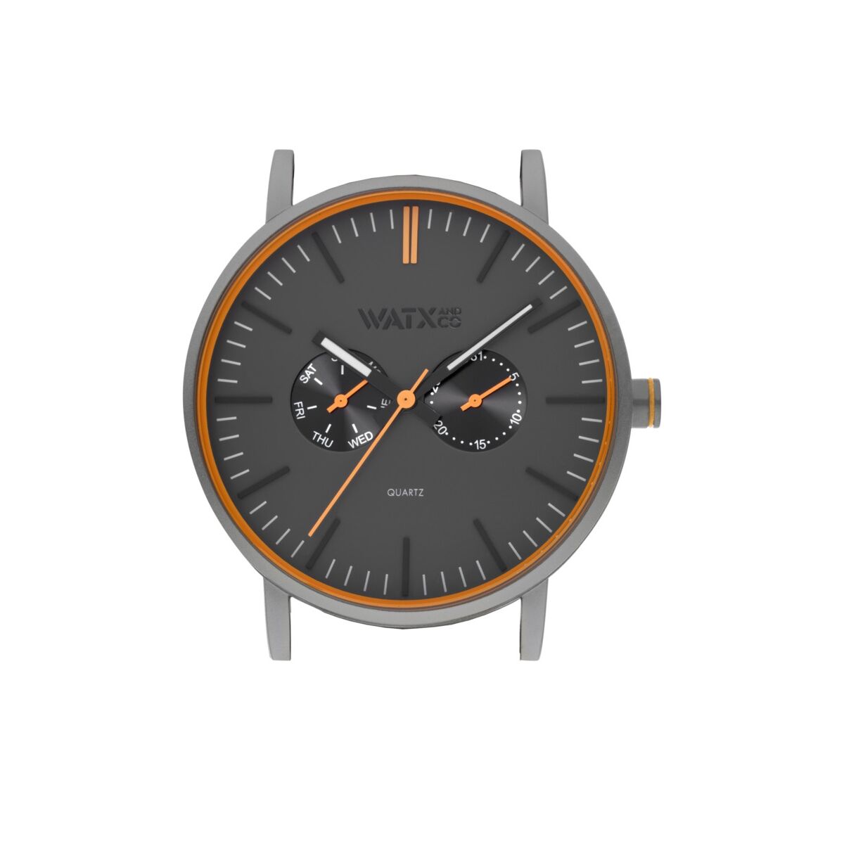 Relógio unissexo Watx & Colors WXCA2731  Cinzento (Ø 44 mm)