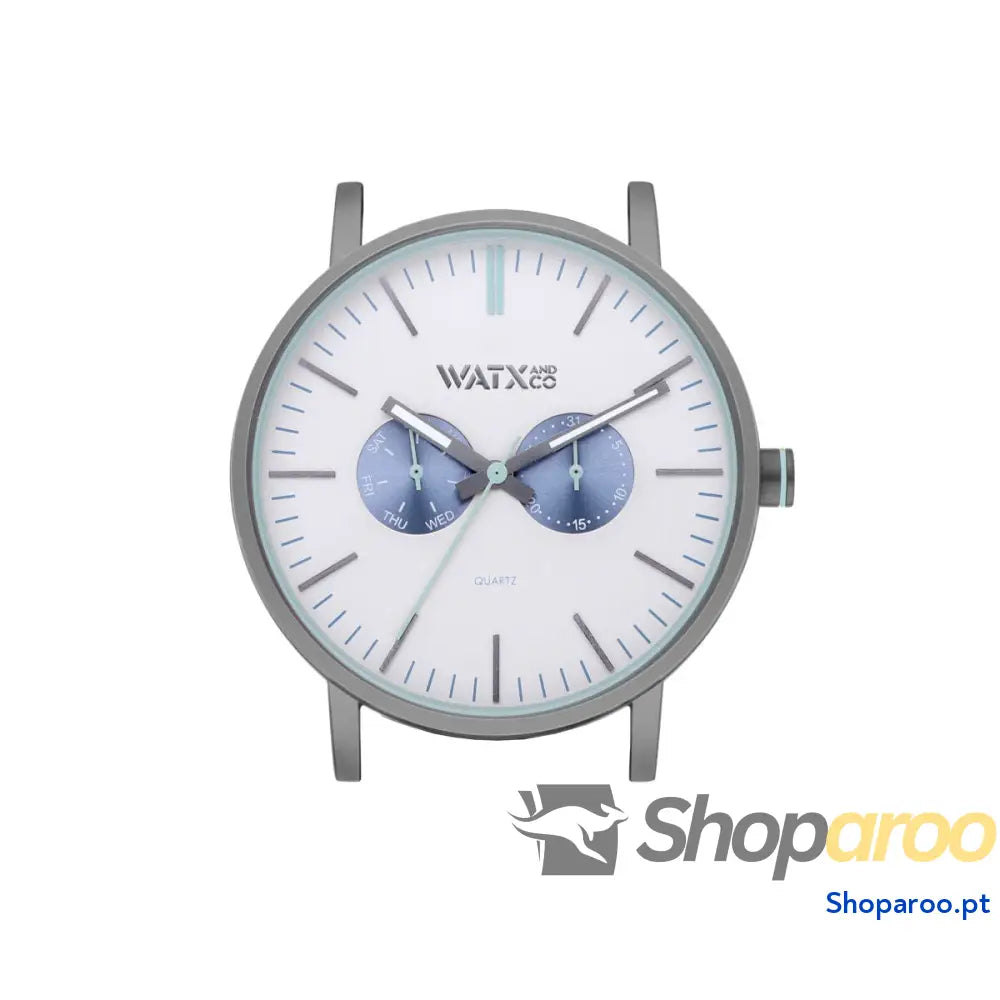 Relógio unissexo Watx & Colors WXCA2733 Cinzento Prateado (Ø 44 mm)