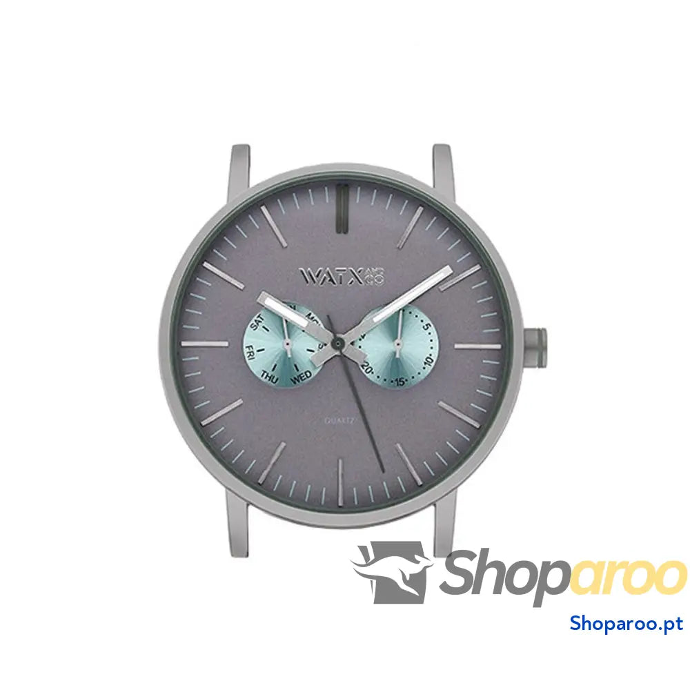 Relógio unissexo Watx & Colors WXCA2734  Cinzento Prateado (Ø 44 mm)